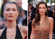 Bella Hadid Bikin Pernyataan Politik dengan Gaun Vintagenya di Festival Film Cannes 2024