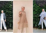 8 Potret Kebaya dan Celana Putih Buat Kondangan. Elegan dan Bisa Bikin Langsing!