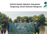 Eathink Market dan LindungiHutan Tanam 130 Mangrove di Tangerang