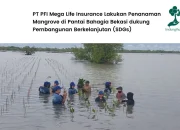 Komitmen PT  PFI Mega Life Insurance Gelar Aksi Penghijauan di Pesisir Bekasi