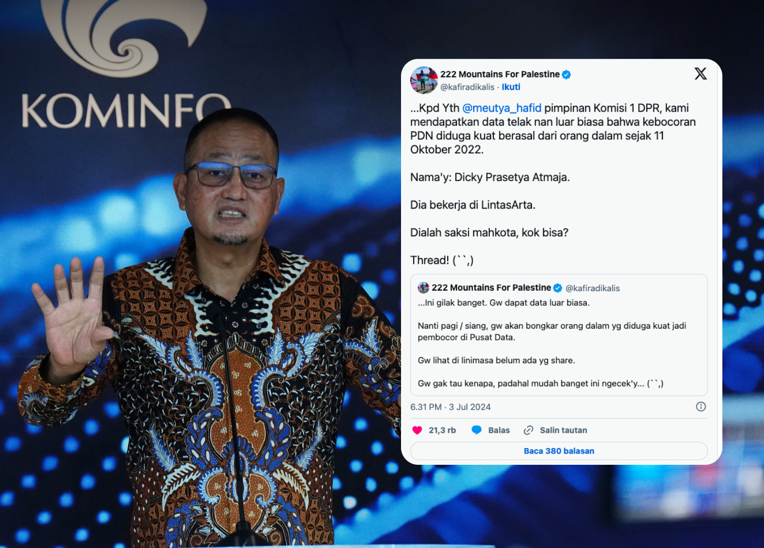 kominfo-investigasi-dugaan-pembocoran-data-rahasia-server-pdn-oleh-“orang-dalam”