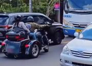 Pengendara Moge Arogan, Malah Habis Dirujak Netizen
