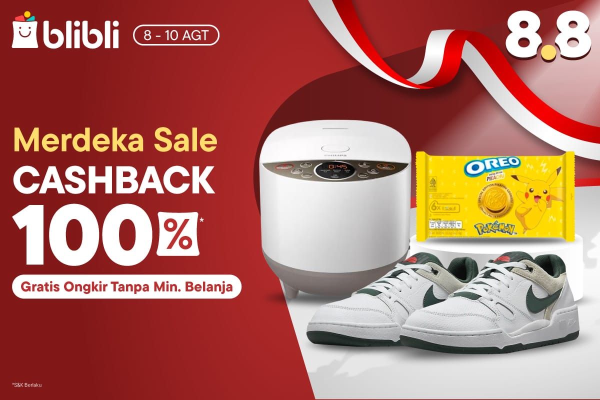 rayakan-kemerdekaan-dengan-promo-8.8-blibli:-cashback-100%-dan-diskon-besar-besaran!