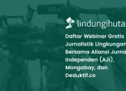 Daftar Webinar Gratis Jurnalistik Lingkungan