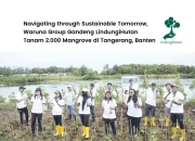 Aksi Hijau Waruna Group Bersama LindungiHutan Penanaman 2000 Pohon Mangrove