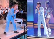 Mark Zuckerberg Menyalin tampilan Grammy Benson Boone, sampai ke jumpsuit biru gemerlap
