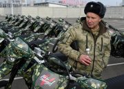 Tentara Rusia menggantikan tank dengan sepeda motor