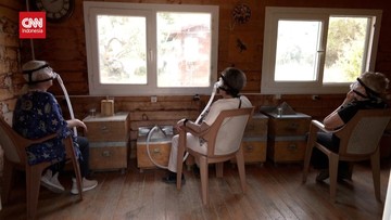 video:-hirup-udara-dari-sarang-lebah,-terapi-alternatif-unik-di-turki