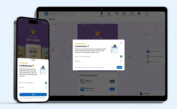linkedin-menambahkan-papan-peringkat-berbasis-koneksi-untuk-game-dalam-aplikasinya
