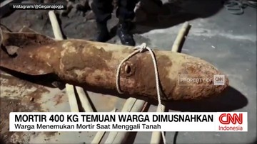 video:-mortir-400-kg-temuan-warga-dimusnahkan