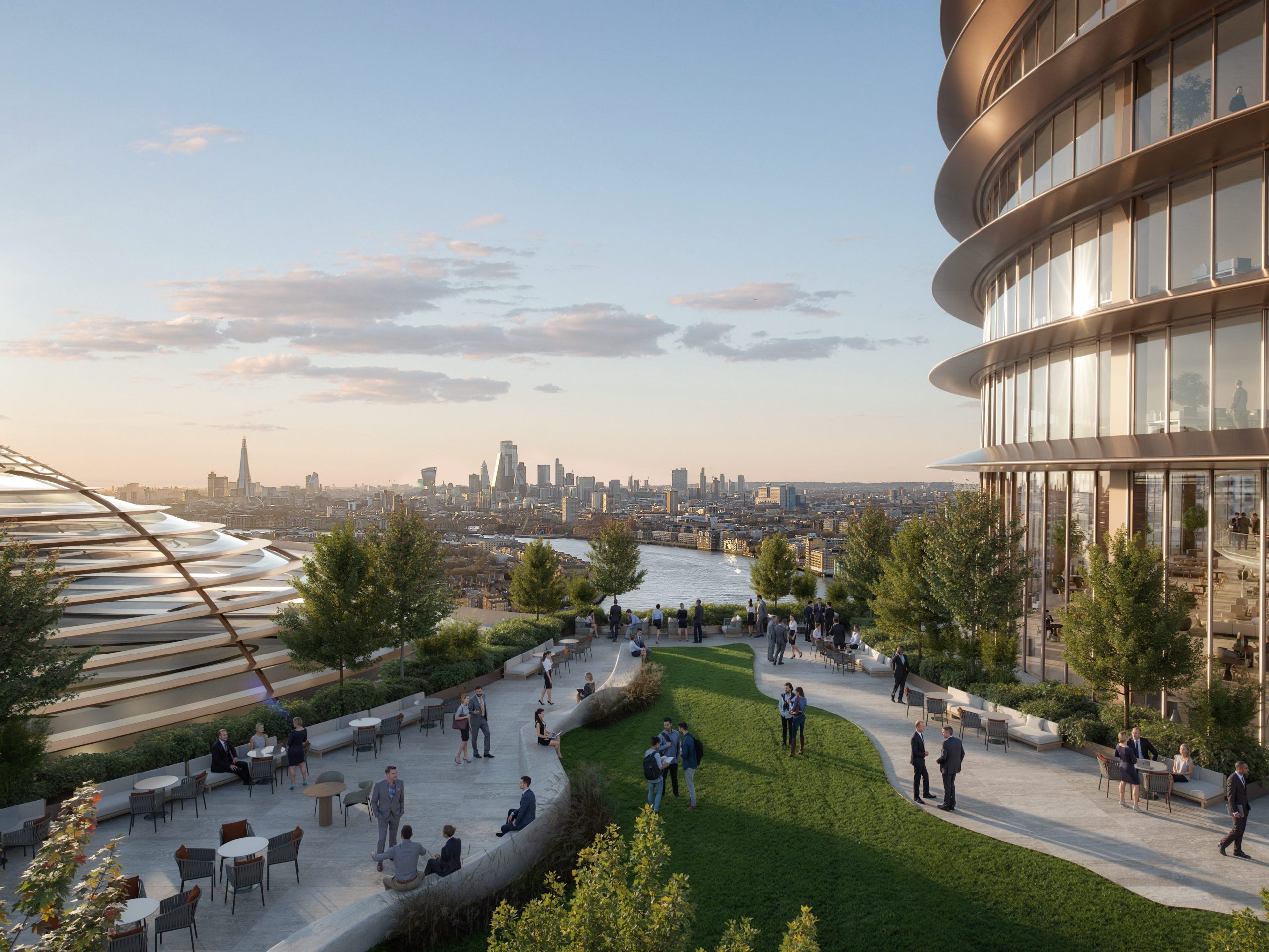 cat-di-kantor-pusat-jpmorgan-yang-canggih-di-new-york-sudah-hampir-kering,-namun-mereka-sudah-merencanakan-pembangunan-menara-baru-di-london.