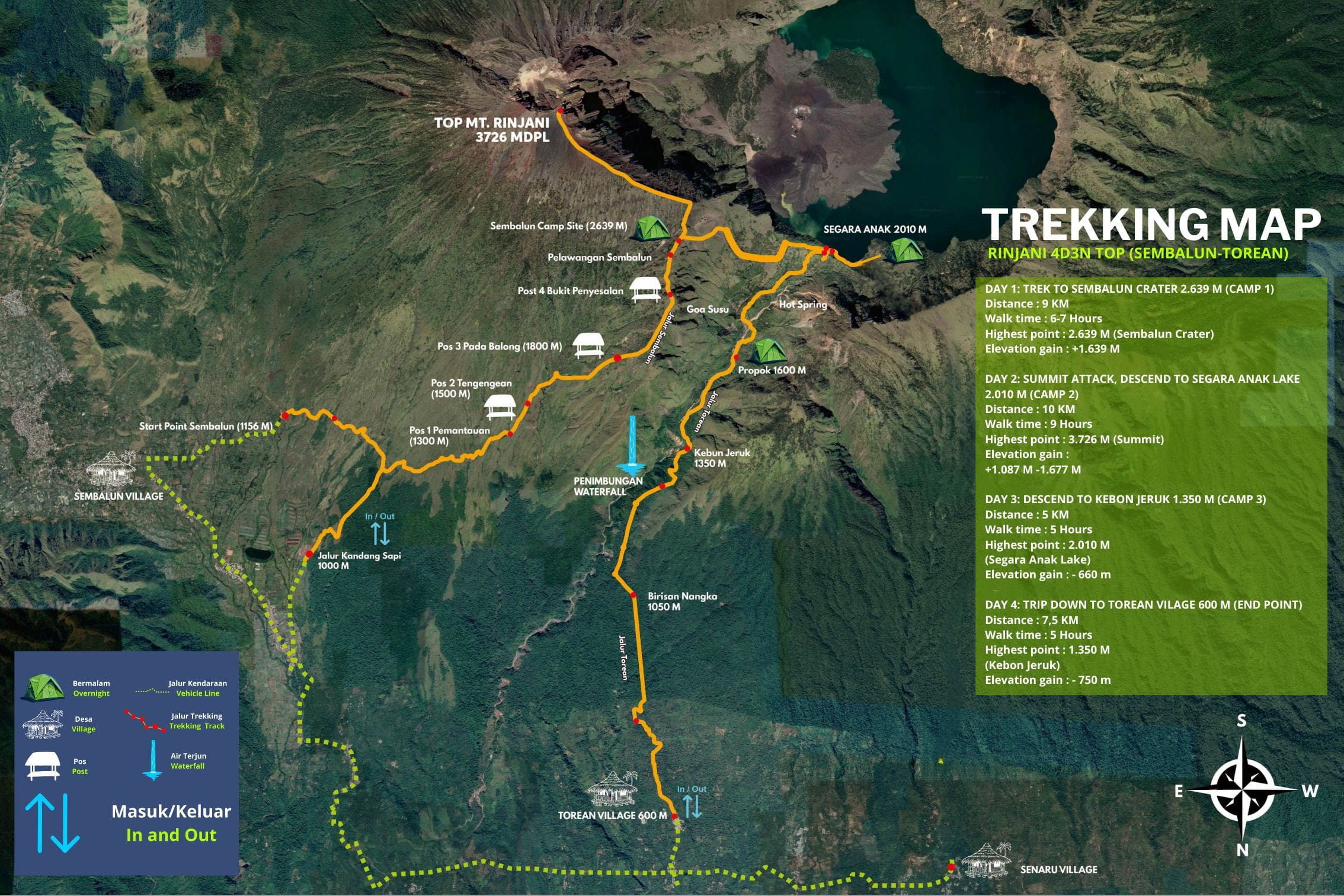 summit-rinjani-3-days-2-nights-–-rinjani-sembalun-to-torean-route