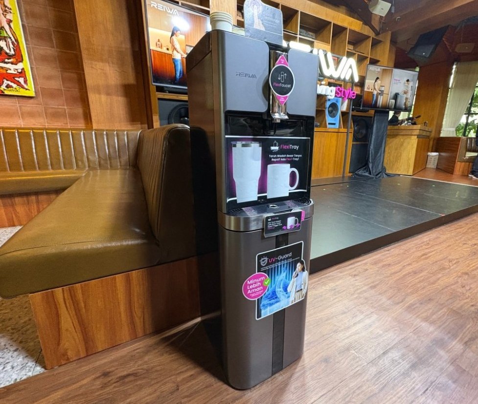 reiwa-rilis-water-dispenser-ai,-atur-suhu-air-secara-otomatis