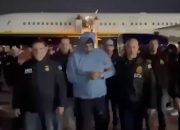 Video menunjukkan Presiden Venezuela Nicolás Maduro tiba di New York