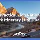 rencana-perjalanan-taman-nasional-zion-yang-praktis-(1-hingga-3-hari)