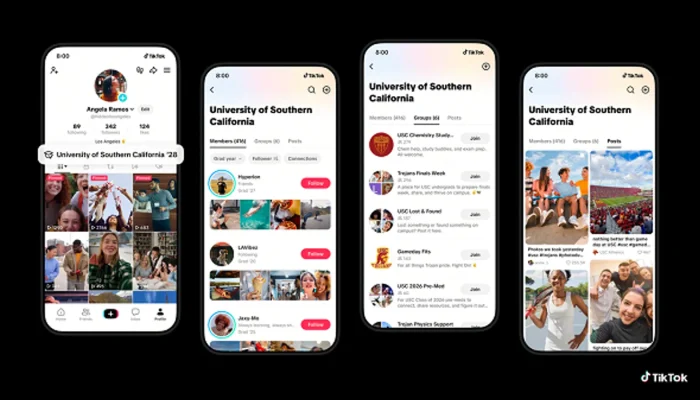 TikTok menambahkan fitur Campus Hub untuk mahasiswa AS
