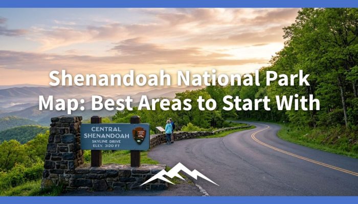Peta Taman Nasional Shenandoah: Area Terbaik untuk Memulai