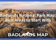 Peta Taman Nasional Badlands: Area Terbaik untuk Memulai