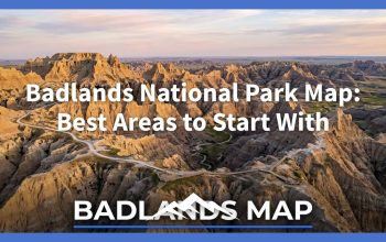 Peta Taman Nasional Badlands: Area Terbaik untuk Memulai