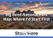 Peta Taman Nasional Big Bend: Tempat Saya Memulai Pertama