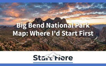 Peta Taman Nasional Big Bend: Tempat Saya Memulai Pertama