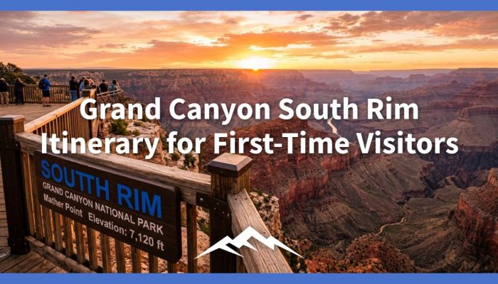 Rencana Perjalanan Lingkar Selatan Grand Canyon untuk Pengunjung Pertama Kali