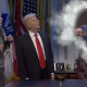 Hantu Jeffrey Epstein mengunjungi Trump di final musim SNL yang terbuka dingin