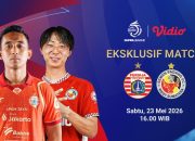 Nonton Live Streaming Persija vs Semen Padang FC, Eksklusif di Vidio