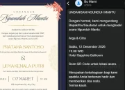 5 Contoh Undangan Ngunduh Mantu Simple dan Modern