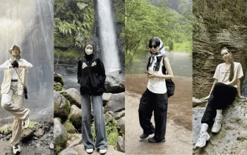 9 Outfit ke Curug buat Cewek agar Tampilan Tetap Kece Meski Basah Kuyup