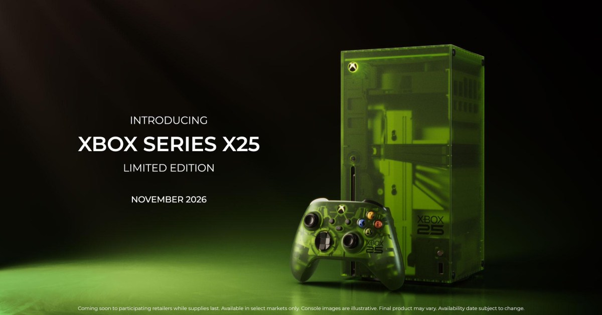 konsol-peringatan-25-tahun-microsoft-xbox-hadir-dalam-warna-hijau-bening