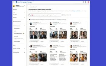 LinkedIn meluncurkan Creator Marketplace-nya sendiri