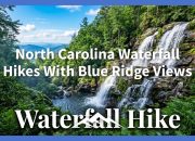 Pendakian Air Terjun Carolina Utara Dengan Pemandangan Blue Ridge