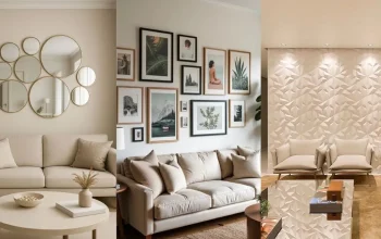 7 Hiasan Dinding Ruang Tamu Mewah untuk Interior Estetik
