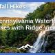 Pendakian Air Terjun Pennsylvania dengan Pemandangan Punggung Bukit