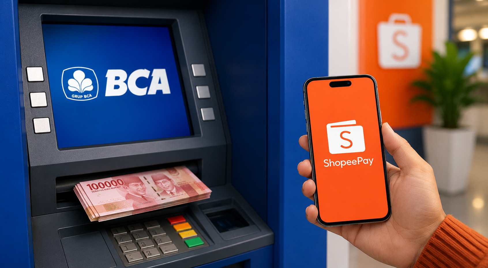 cara-tarik-tunai-shopeepay-di-atm-bca-tanpa-kartu,-gratis-biaya-admin