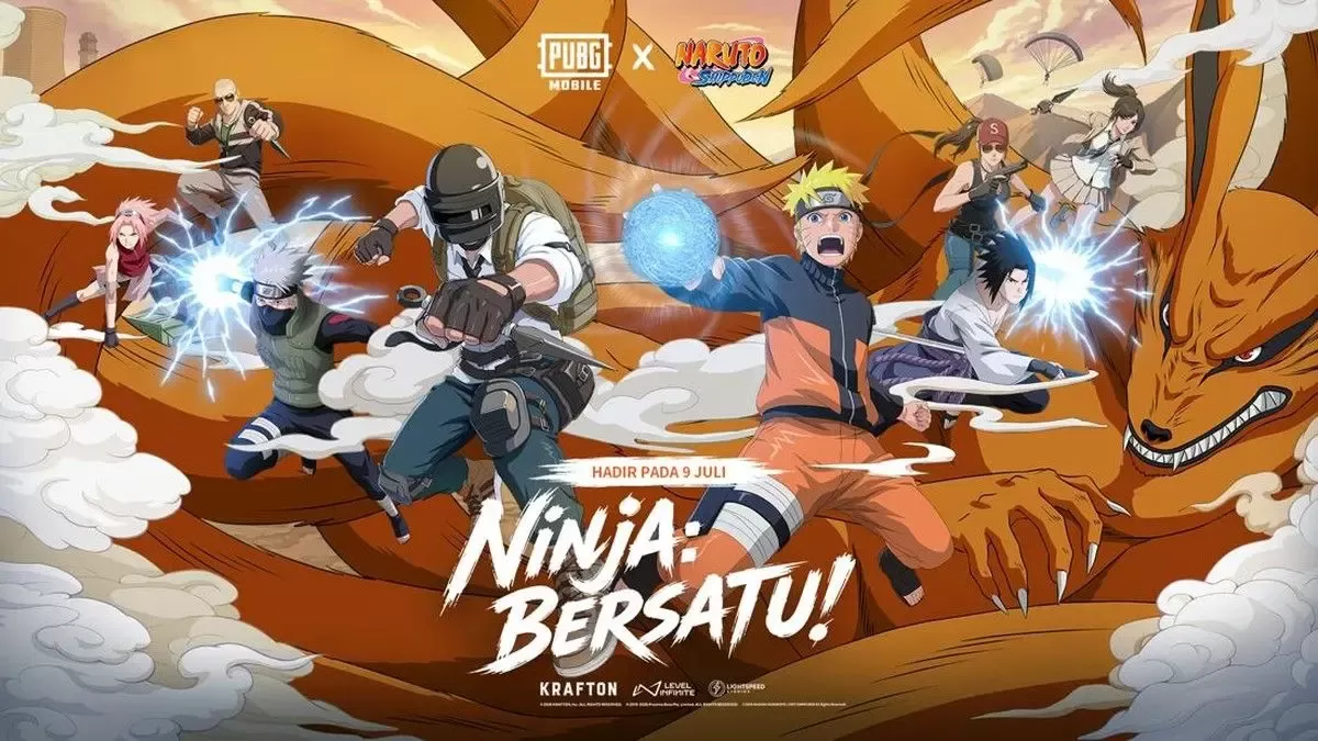 pubg-mobile-x-naruto-shippuden-resmi-rilis-9-juli,-rasengan-hingga-kurama-hadir
