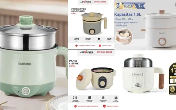 12 Panci Listrik Serbaguna Low Watt Terbaik, Hemat, Multifungsi & Cocok untuk Anak Kos