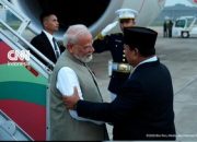Momen PM India Tiba di Jakarta, Disambut Prabowo