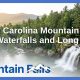 Jalur Gunung Carolina Selatan Dengan Air Terjun dan Pemandangan Panjang