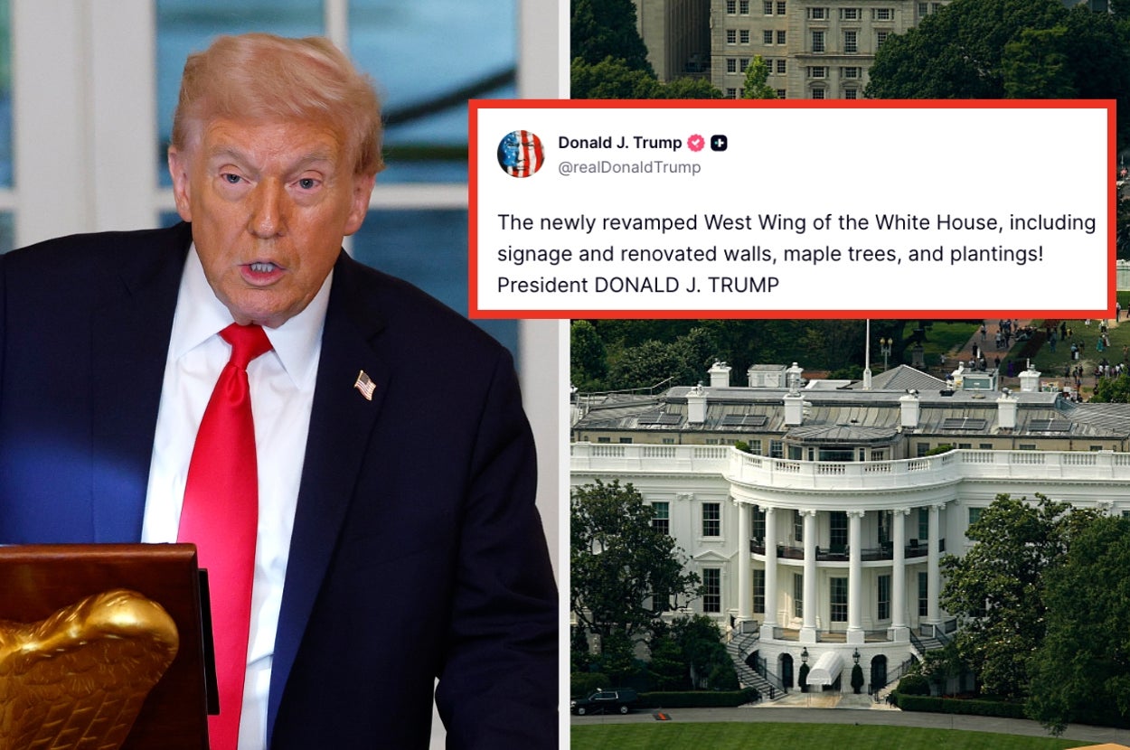 donald-trump-merombak-sayap-barat,-dan-internet-menggambarkannya-sebagai-“assisted-living-chic”