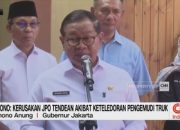 VIDEO:Pramono: Kerusakan JPO Tendean Akibat Keteledoran Pengemudi Truk