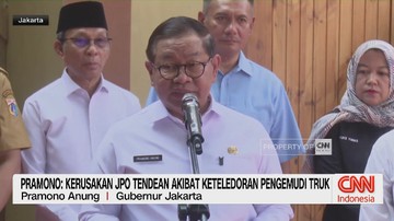 video:pramono:-kerusakan-jpo-tendean-akibat-keteledoran-pengemudi-truk