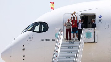 Timnas Spanyol Tiba di Madrid usai Juara Piala Dunia 2026