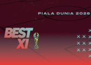 INFOGRAFIS Best 11 Piala Dunia 2026: Messi, Haaland, Mbappe di Depan