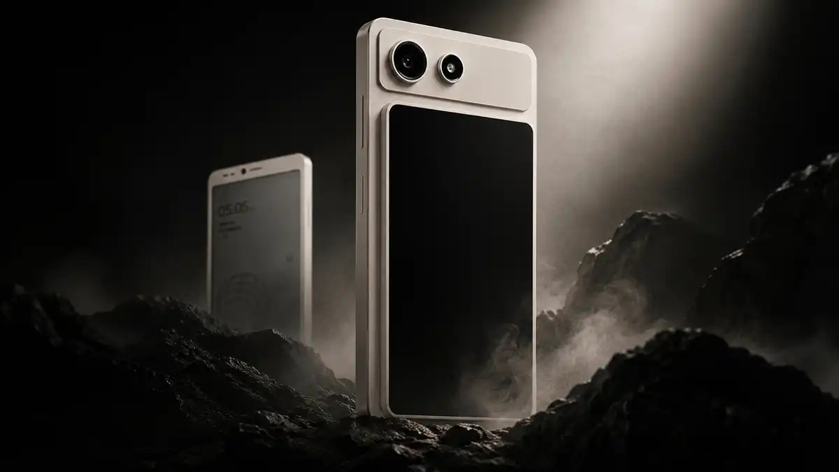 hisense-a10-resmi,-hp-android-layar-e-ink-dengan-aksesori-lcd-magnetik