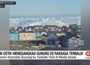 VIDEO: Detik-Detik Menegangkan Gunung Es Raksasa Terbalik