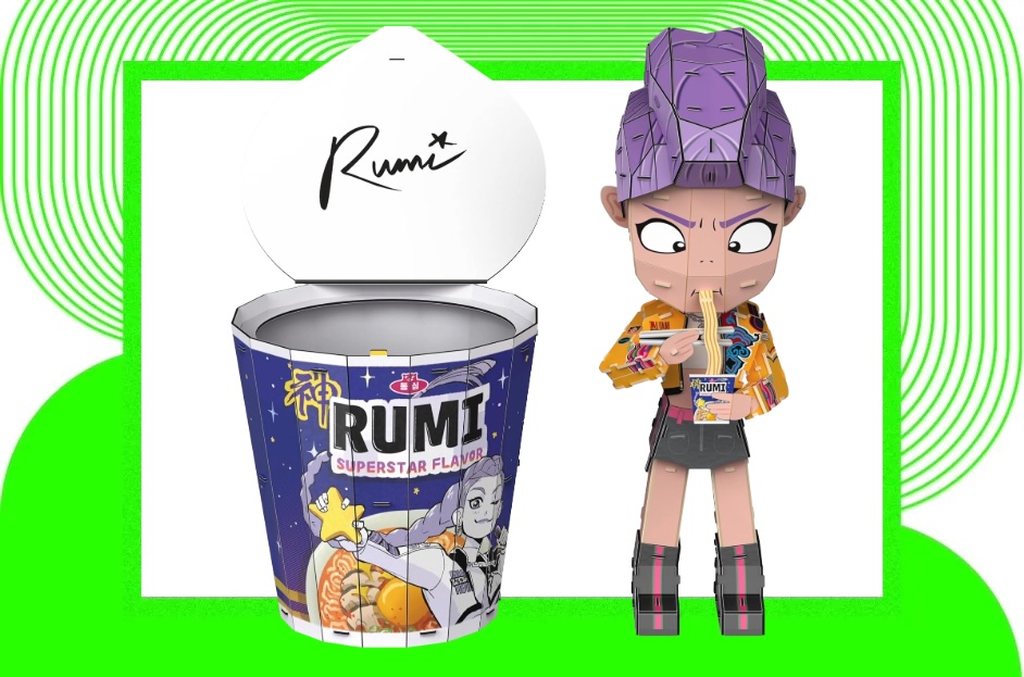 ‘rumi-in-a-ramyeon-cup’-is-the-must-have-3d-puzzle-inspired-by-huntr/x’s-hungry-lead singer