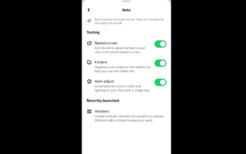 Meta adds more experimental Edits features to its beta tab