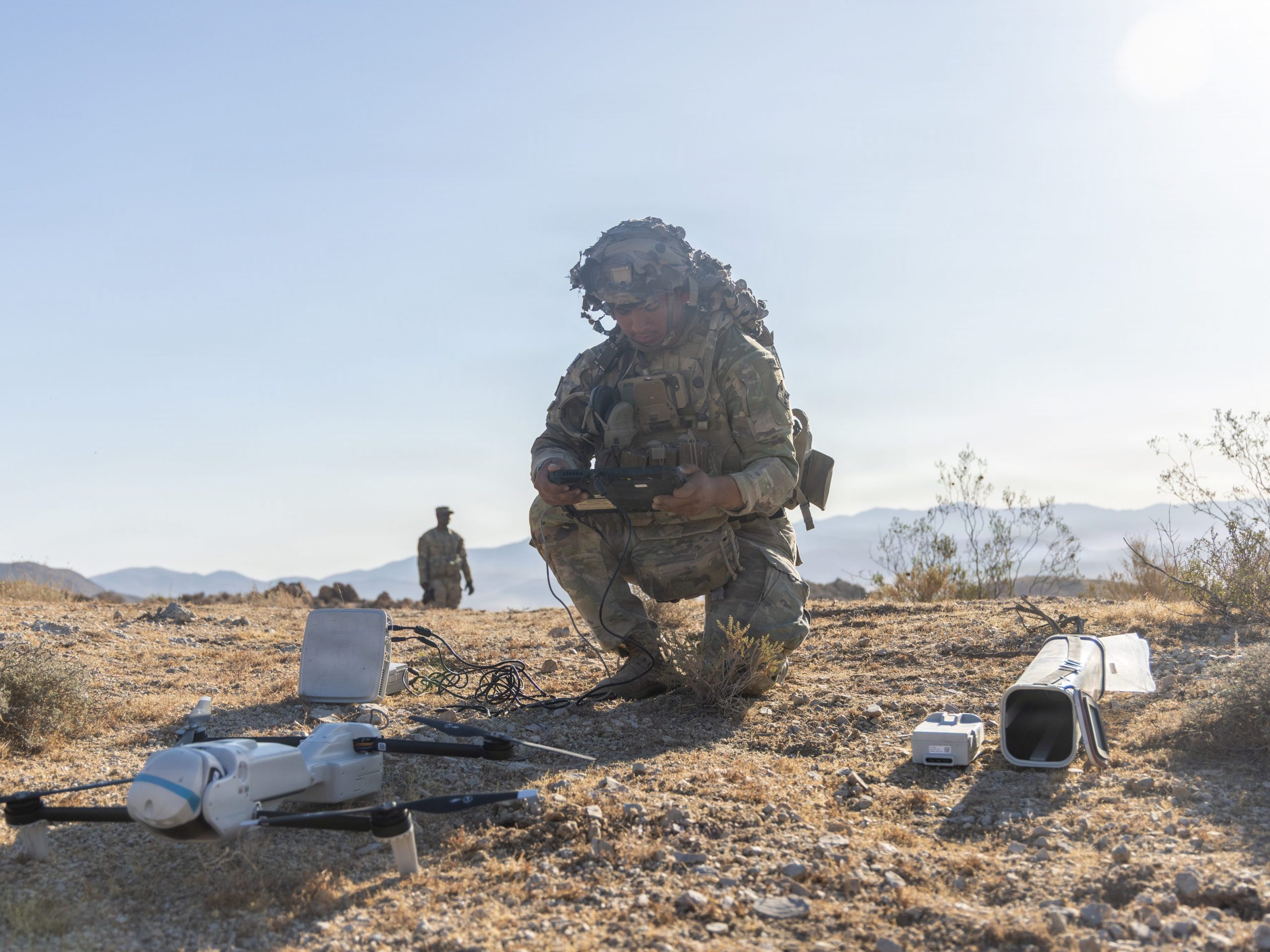 out-in-the-desert,-us-soldiers-have-been-working-out-what-it-takes-to-keep-their-drones-moving-in-punishing-conditions